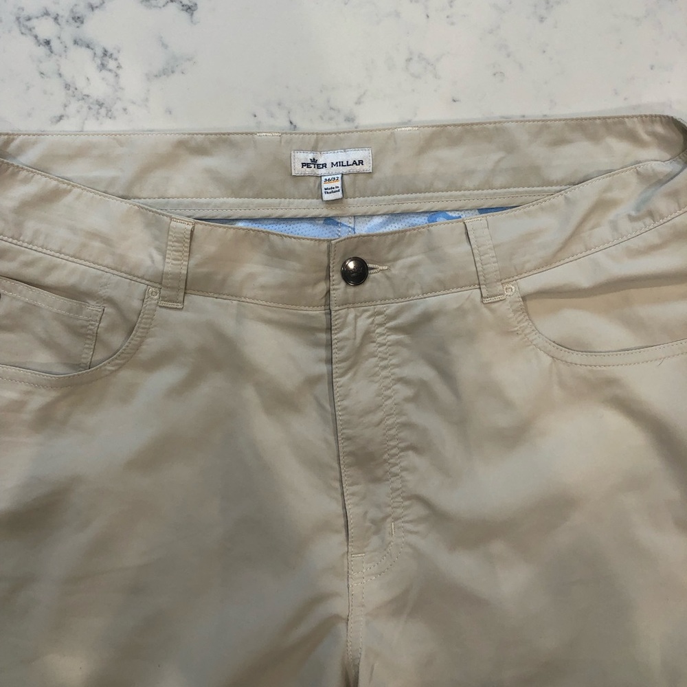Peter Millar Crown EB66 Lightweight Performance Natural Stretch 5 Pocket Pant.